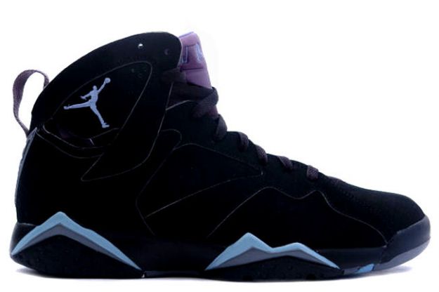 air jordan 7 retro black chambray light graphite shoes - Click Image to Close