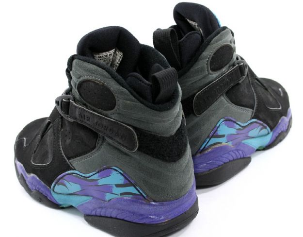 popular jordan 8 aquas black bright concord aqua tone shoes - Click Image to Close