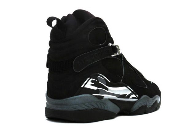 Air Jordan 8 Retro black chrome shoes
