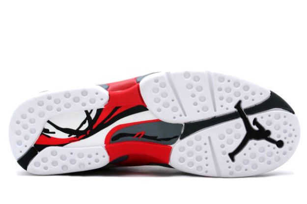 cheap real jordan 8 white black true red shoes - Click Image to Close