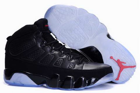 air jordan 9 retro all black shoes