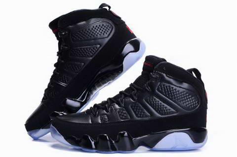 air jordan 9 retro all black shoes