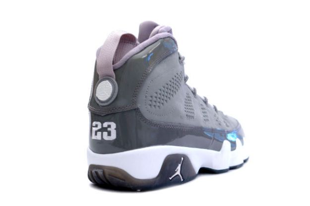 air jordan 9 retro medium grey white cool grey shoes