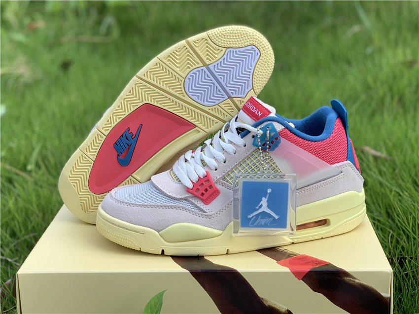 women union x jordan 4 retro guava ice shoes