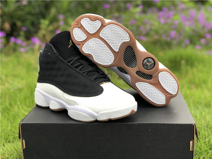 womens new jordan 13 gs city of flight gold gum shoes - Click Image to Close